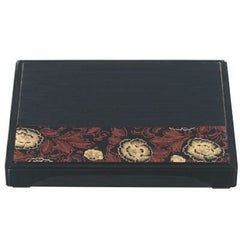 弁当箱 尺5寸千筋箱膳合作牡丹(D.X仕切付)