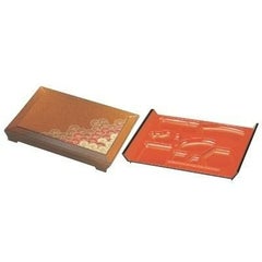 弁当箱 尺7寸福寿弁当梨地二色菊セット