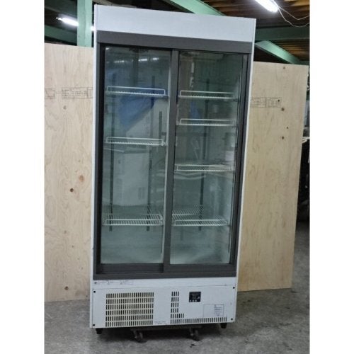 中古】冷蔵リーチインショーケース ホシザキ RS-90XT3-4G 幅900×奥行