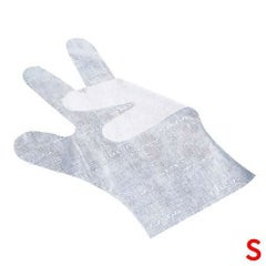 サクラメン手袋 デラックス(100枚入)S ホワイト 35μ