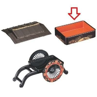 弁当箱 徳川弁当用オプション中段 幅165 奥行125 高さ43