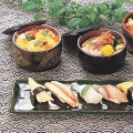 麺桶 D.X4寸タイコミニ桶梨地御所車内黒塗(蓋のみ)