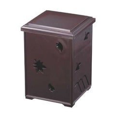 弁当箱 ABS3段大徳透かし開き弁当新溜塗