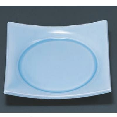 松花堂 四方上り角鉢青磁