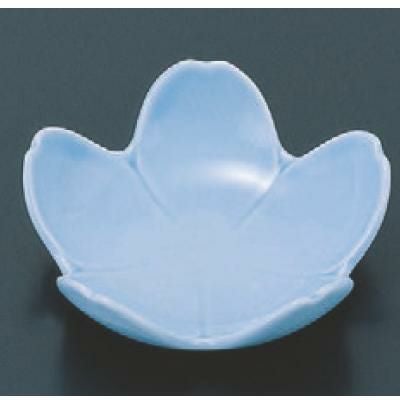 松花堂 桜型鉢青磁