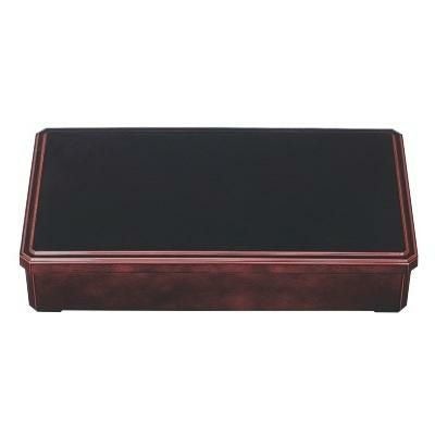 松花堂 尺5寸深型松花堂 溜内黒内底ノンスリップ加工 SS塗