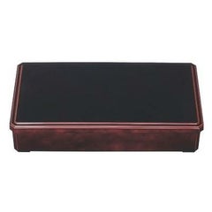 松花堂 尺5寸深型松花堂 溜内黒内底ノンスリップ加工 SS塗