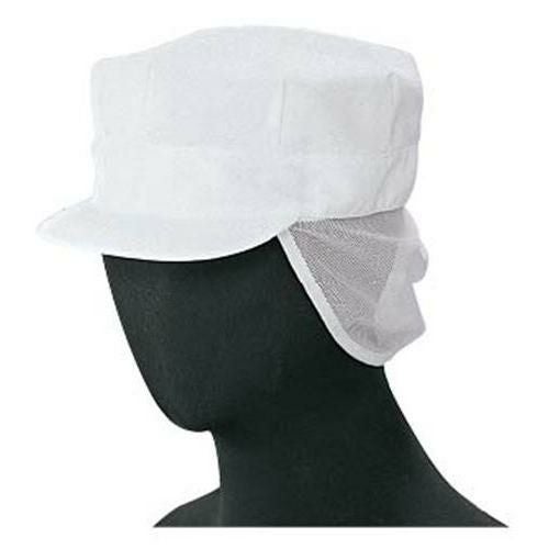 八角帽〔マジックテープ調節付〕〔メッシュタレ付〕〔タレ後ろゴム入り〕サイズ：フリー