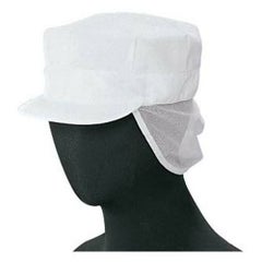 八角帽〔マジックテープ調節付〕〔メッシュタレ付〕〔タレ後ろゴム入り〕サイズ：フリー