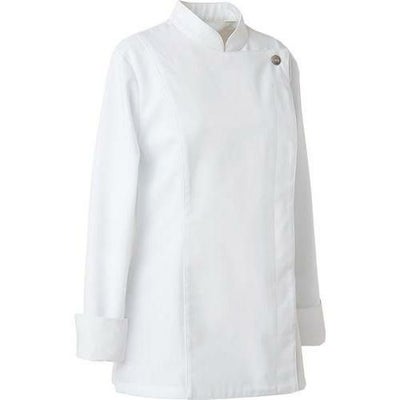 コックコート（女性用）サイズ：5～15 カラー：ブラック,ホワイト