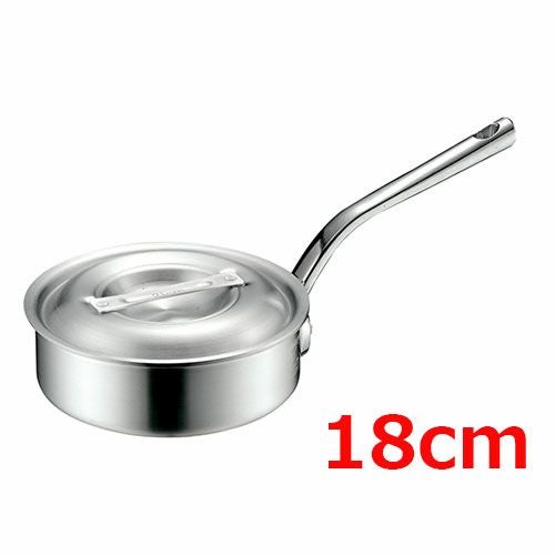 MTIプロガスト アルミ浅型片手鍋 18cm(目盛付)