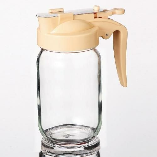 ハニーボトル 240 クリーム 高さ128mm×口径:56・最大径:80