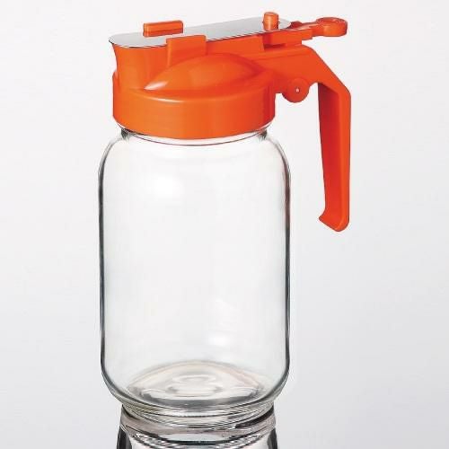 ハニーボトル 355 オレンジ 高さ143mm×口径:56・最大径:94