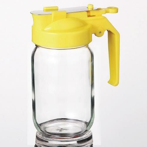 【ハニーボトル 240 イエロー】ボトル 高さ128mm×口径:56・最大径:80/テンポス