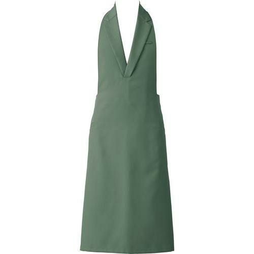 テーラードカラーエプロン(男女兼用)サイズ：M・L カラー：アンバー,カーキ,ダークグリーン,チャコールグレー,ネイビー,ブラウン,ブラック