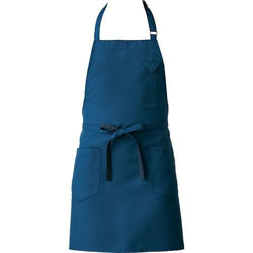 【セブンユニフォーム】エプロン（男女兼用）サイズ：フリー カラー：ブルー,ネイビー,バーガンディー,アンバー,カーキ,サックス,ブラウン,ライトグレー,チャコールグレー,ブラック
