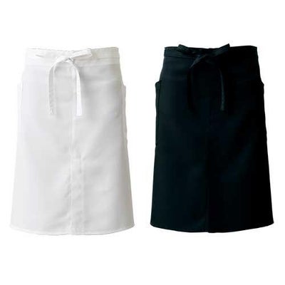 エプロン（男女兼用）サイズ：フリー カラー：ホワイト,ネイビー,バーガンディー,ベージュ,ダークグリーン,ブラウン,ライトグレー,チャコールグレー,ブラック