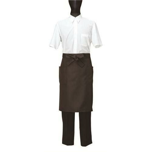 エプロン（男女兼用）サイズ：フリー カラー：ネイビー,エンジ,ブラウン,ブラック