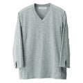 ニットシャツサイズ：SS～3L カラー：ホワイト,杢グレー