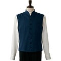 ベスト（男性用）サイズ：S～3L カラー：チャコールグレー×チャコールグレー,ネイビー×ネイビー,ブラック×ブラック