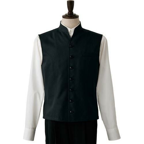 ベスト（男性用）サイズ：S～3L カラー：チャコールグレー×チャコールグレー,ネイビー×ネイビー,ブラック×ブラック