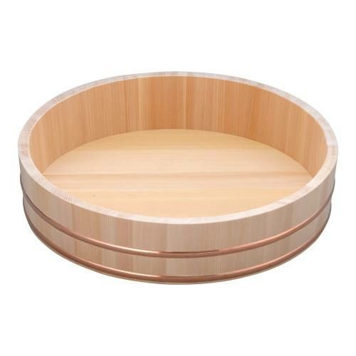 木製銅箍 飯台(サワラ材) 45cm