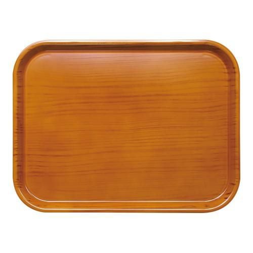 ウッドグレイン ノンスリップトレー M チーク