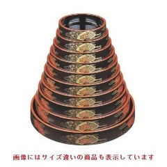 寿司桶 D.X富士型桶茶パール扇面7寸