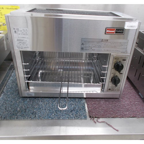 中古】上火式焼物器 リンナイ(Rinnai) RGP-42SV 幅500×奥行323×高さ395