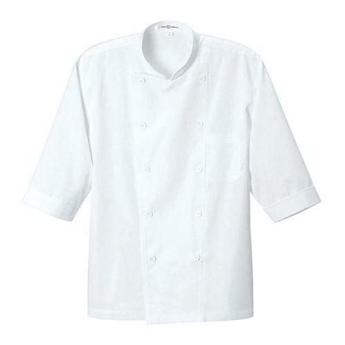 コックシャツサイズ：S～3L カラー：ホワイト,ライトピンク