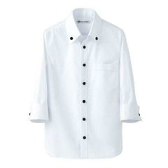 スキッパーボタンダウンシャツ（男女兼用）サイズ：SS～4L カラー：グレー,ピンク,ブラック,ホワイト