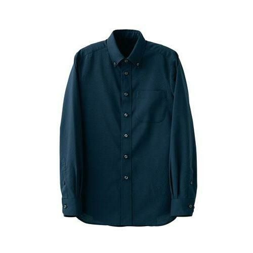 ボタンダウンシャツ（男女兼用）サイズ：SS～5L カラー：ネイビー,ホワイト