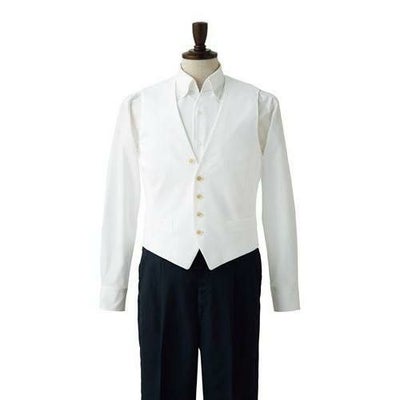 ベスト（男性用）サイズ：S～4L カラー：ストライプ,ホワイト×サックス,ネイビー,ホワイト