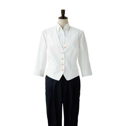 ベスト（女性用）サイズ：7～17 カラー：ストライプ,ホワイト×サックス,ネイビー,ホワイト