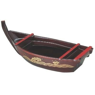 船型盛器  尺5寸将軍舟 溜波  幅455 奥行186 高さ155