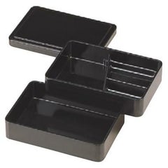 弁当箱 F-152 小角二段弁当黒セット