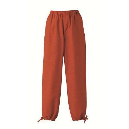 作務衣パンツ（男女兼用）サイズ：S～3L カラー：黄,青,緑,橙