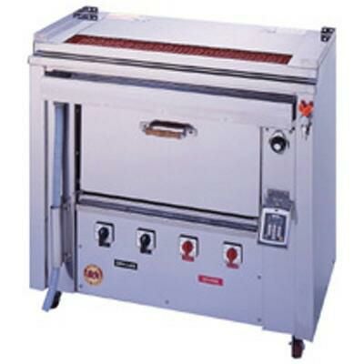 ヒゴグリラー オーブン付タイプ三相200V GOX-135 幅1000×奥行550×高さ950 (mm)