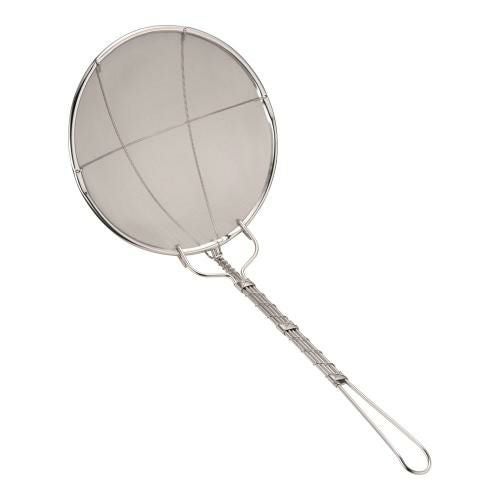 18-8強力プレス 丸カス揚げ 細目(40メッシュ)18cm