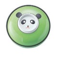 弁当箱 お椀弁当パンダ(朱仕切付)