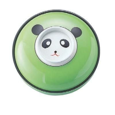 弁当箱 お椀弁当パンダ(朱仕切付)