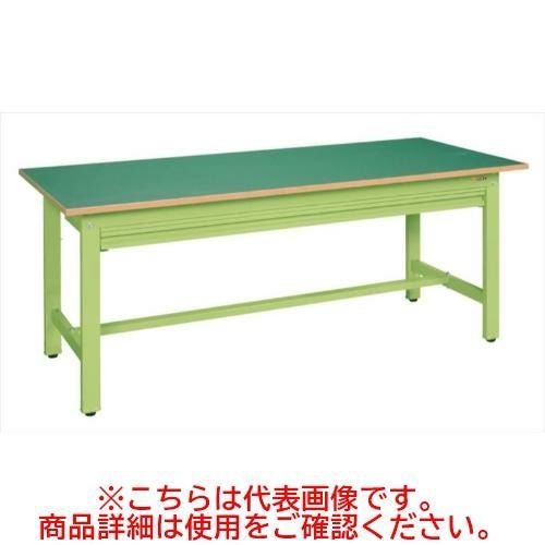 KK-39FNZ 【サカエ】軽量作業台KKタイプ(全面引出し付) 幅900×奥行750×高さ740(mm)