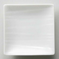カサローシュ 9cm正角皿 白 白