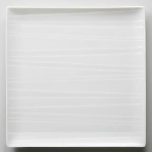 カサローシュ 26cm正角皿 白 白