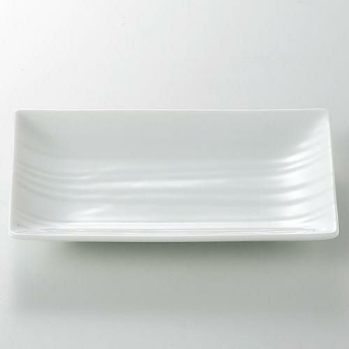 カサローシュ 15cm長角皿 白