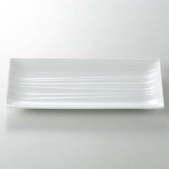 カサローシュ 24cm長角皿 白 白