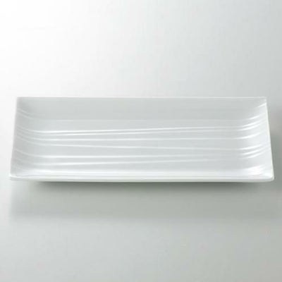 カサローシュ 24cm長角皿 白 白