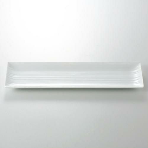 カサローシュ 35cm長角皿 白 白