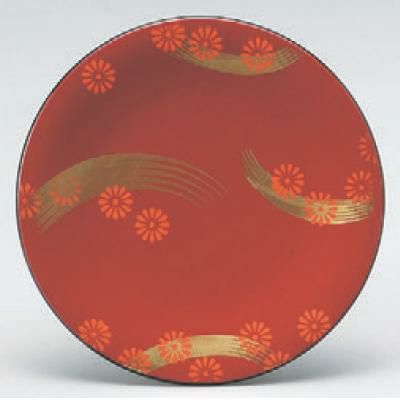 回転寿司皿 寿司皿朱小梅流れ/業務用食器
