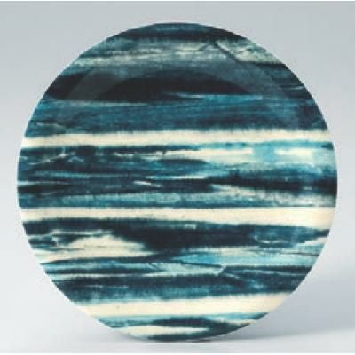 回転寿司皿 寿司皿 水色柳染